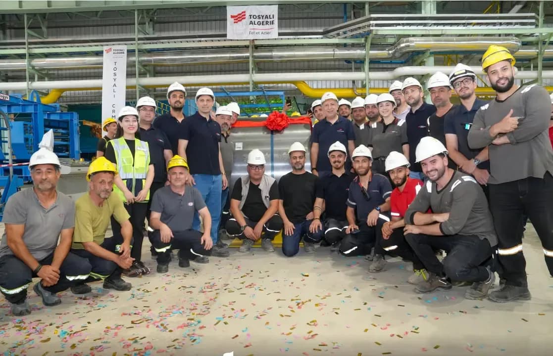 "Tosyali Algeria" launches first production operation of the cold rolling complex