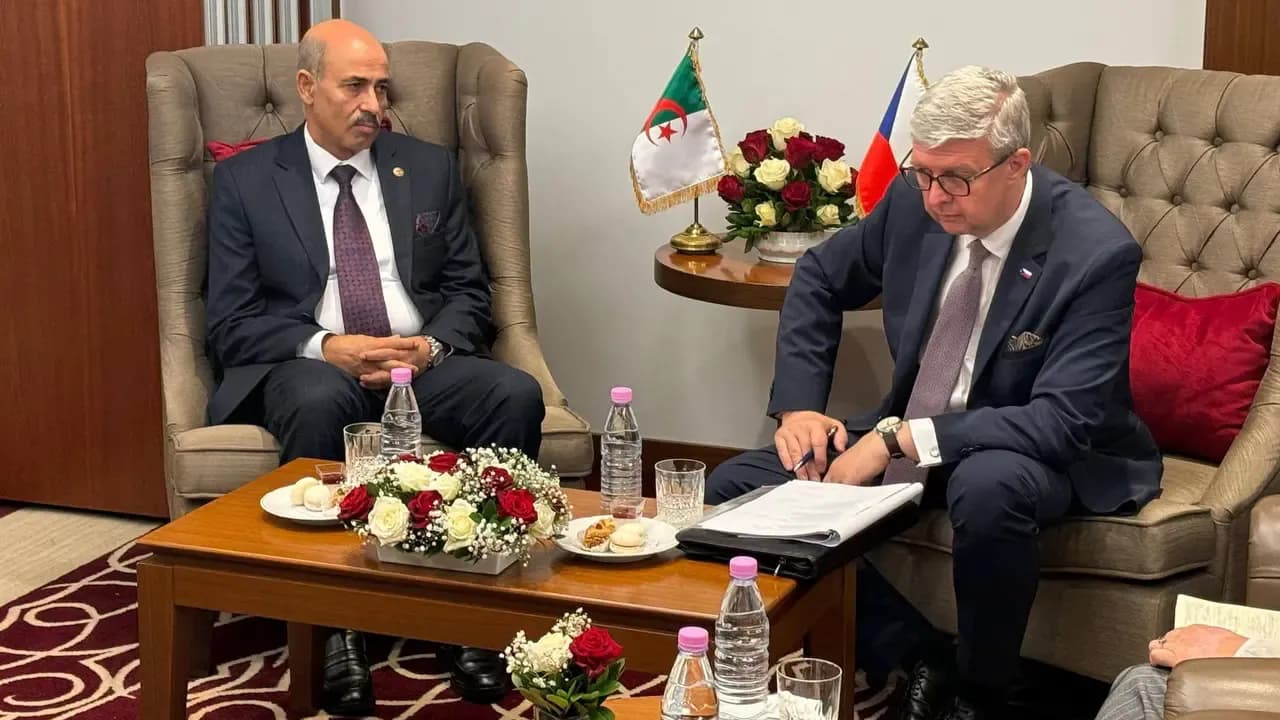 Train Cars and Glass on the Table of Algerian-Czech Cooperation