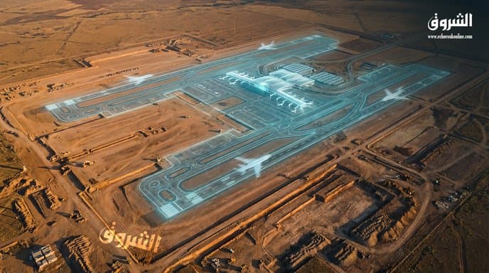 With an investment of $12.5 billion.. the start of the construction of the largest airport in Africa