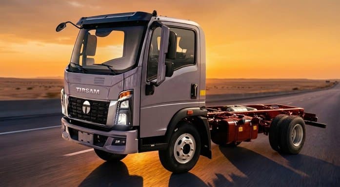 With modern equipment and immediate delivery.. “Tirsam” launches 8-ton trucks