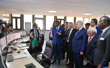 Yahia Bachir and the Congolese Minister of Cooperation visit the Meftah cement plant: "The importance of benefiting from Algerian experience"
