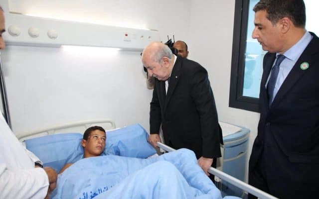 Zéralda Burns Hospital: The President of the Republic inquires about the condition of the injured evacuated from the affected wilayas
