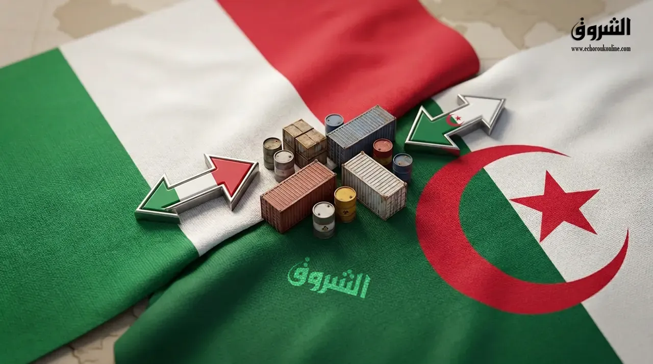 6.78 billion euros trade volume between Algeria and Italy in 6 months