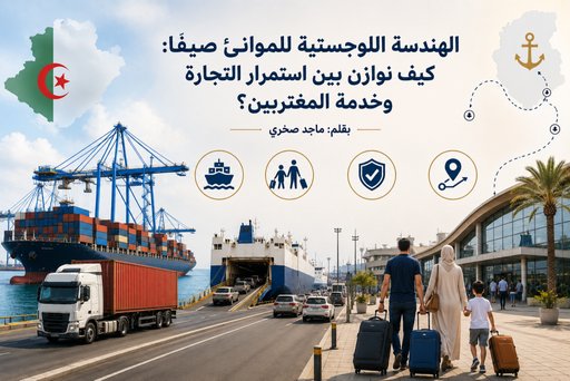 A Double Logistical Challenge Facing the Algerian Ports Authority Every Summer Season: How Does It Maintain the Flow of Goods Through Commercial Terminals While Accommodating the Huge Influx of Expatriate Flights? Understanding This Balance Clarifies the Seasonal Regulatory Measures.