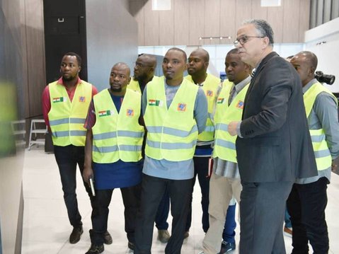 A technical team from the Nigerian electricity company 'NIGELEC' arrives in Algeria to benefit from comprehensive training at the SONELGAZ Services branch