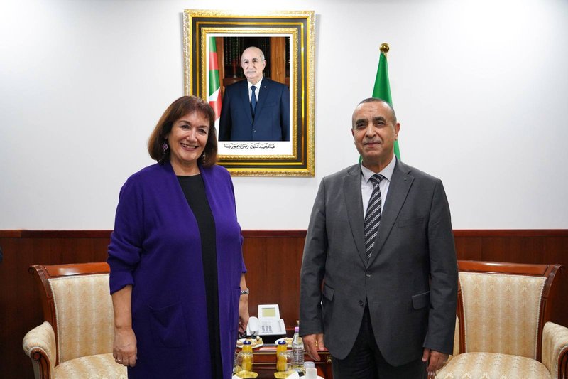 Ajjal discusses enhancing cooperation and partnership with the European Commissioner for the Mediterranean
