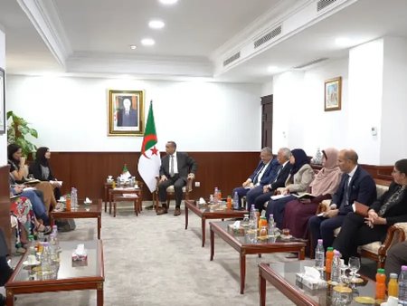Ajjal receives a delegation from the Center for Strategic and International Studies