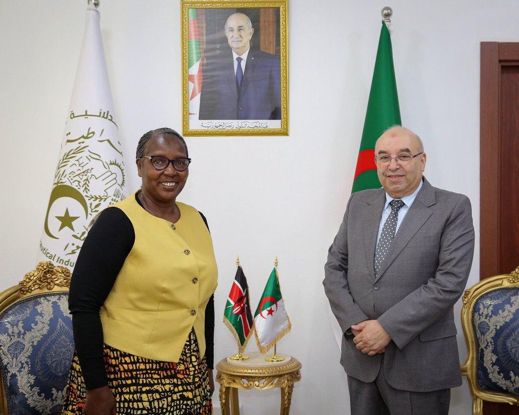 Algeria and Kenya Discuss Strengthening Cooperation and Partnership in Pharmaceutical Production