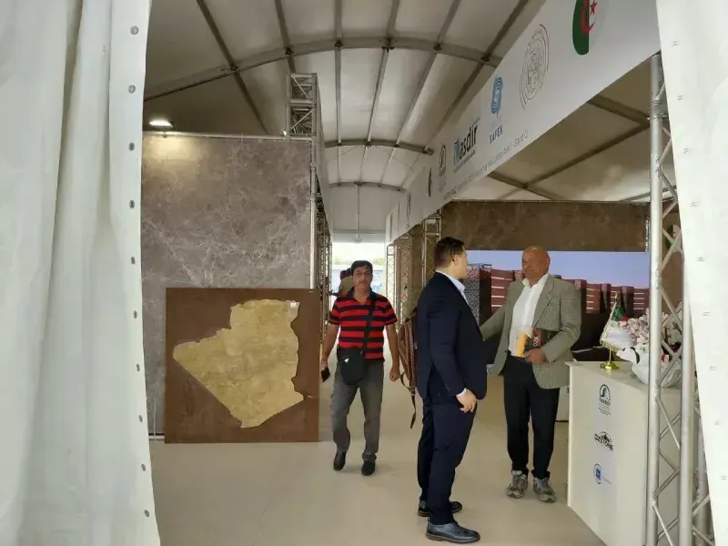 Algeria participates in the 30th International Exhibition of Marble and Natural Stones in Verona