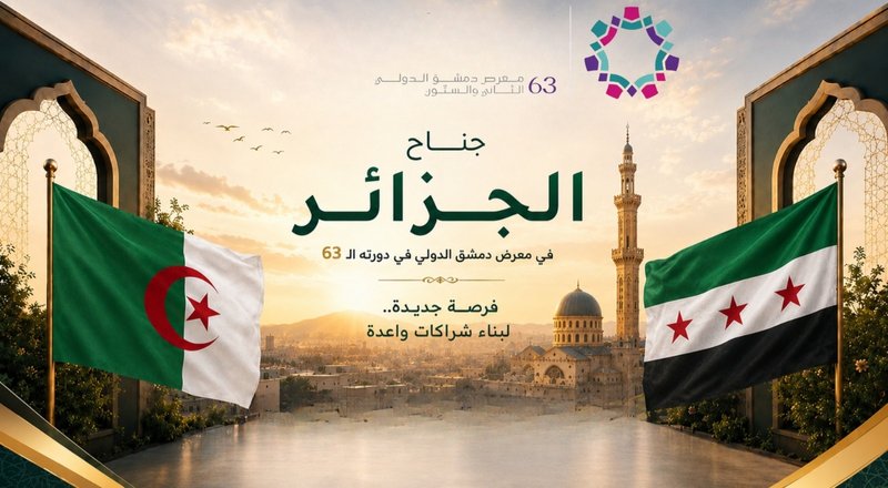 Algeria participates in the 63rd Damascus International Fair - Iqtissad Al Balad