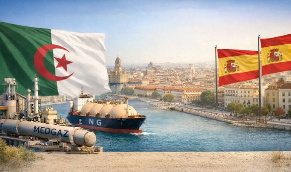 Algeria Tops the List of Gas Suppliers to Spain in 2025