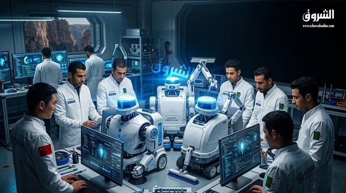 Algerian-Chinese Partnership for the Development and Manufacturing of Smart Cleaning Robots