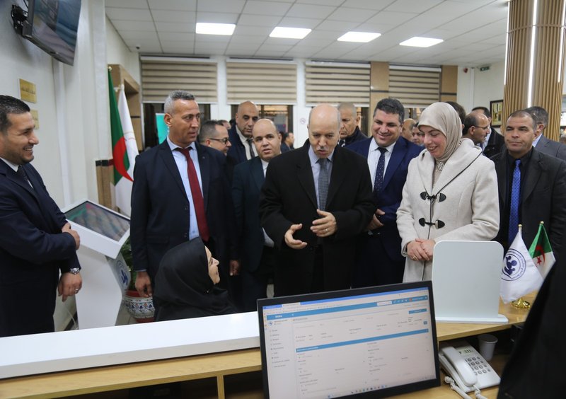 Algiers Province: Mr. Sayhi conducts an inspection visit to the National Social Insurance Fund for Wage Earners and the National Retirement Fund