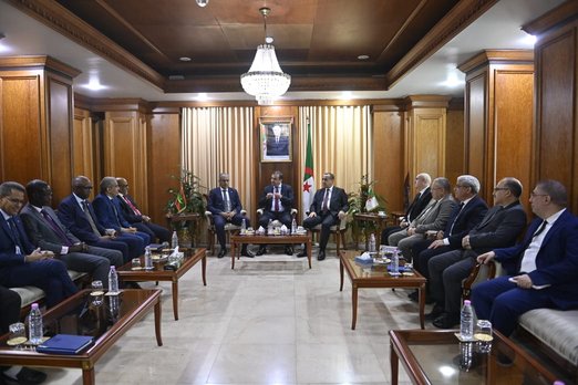 Aqrab and Ajal receive the Mauritanian Minister of Energy and Oil