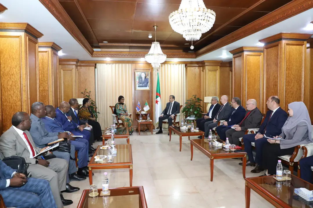 Aqrab reviews the reality and prospects of bilateral cooperation with his Congolese counterpart
