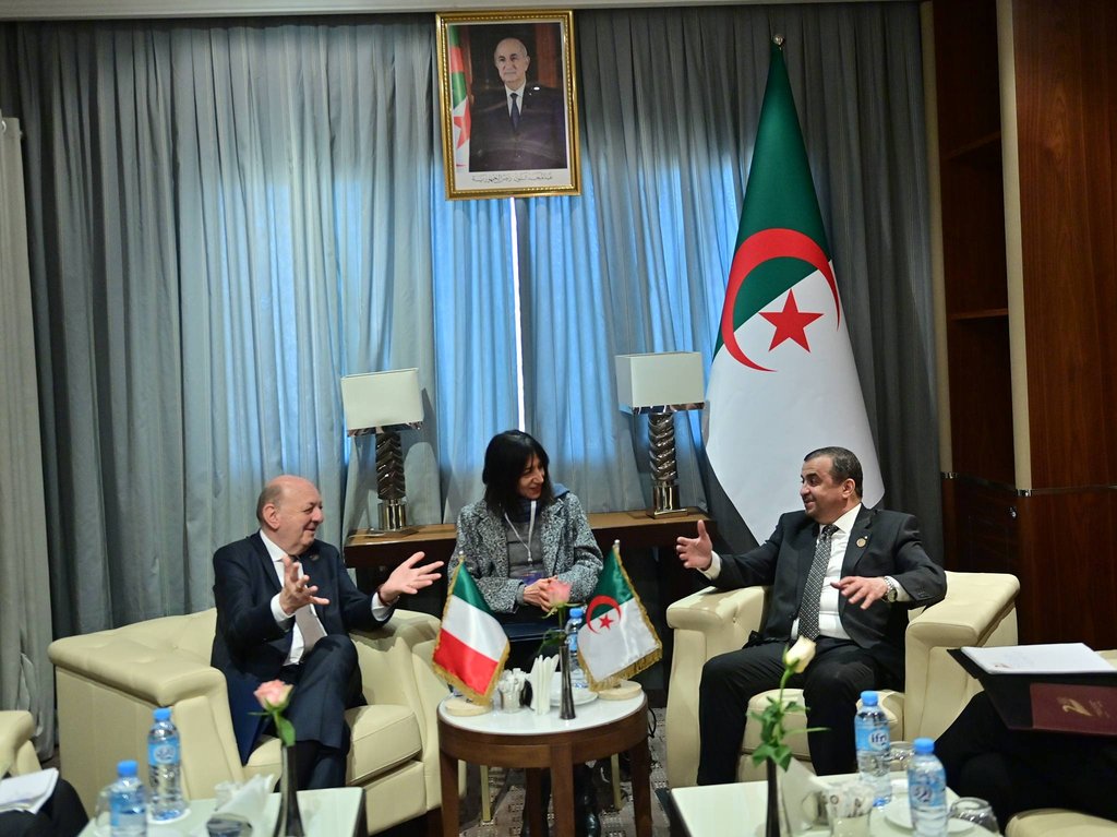 Arkab discusses ways to enhance cooperation and partnership with the Italian Minister of Environment and Energy Security