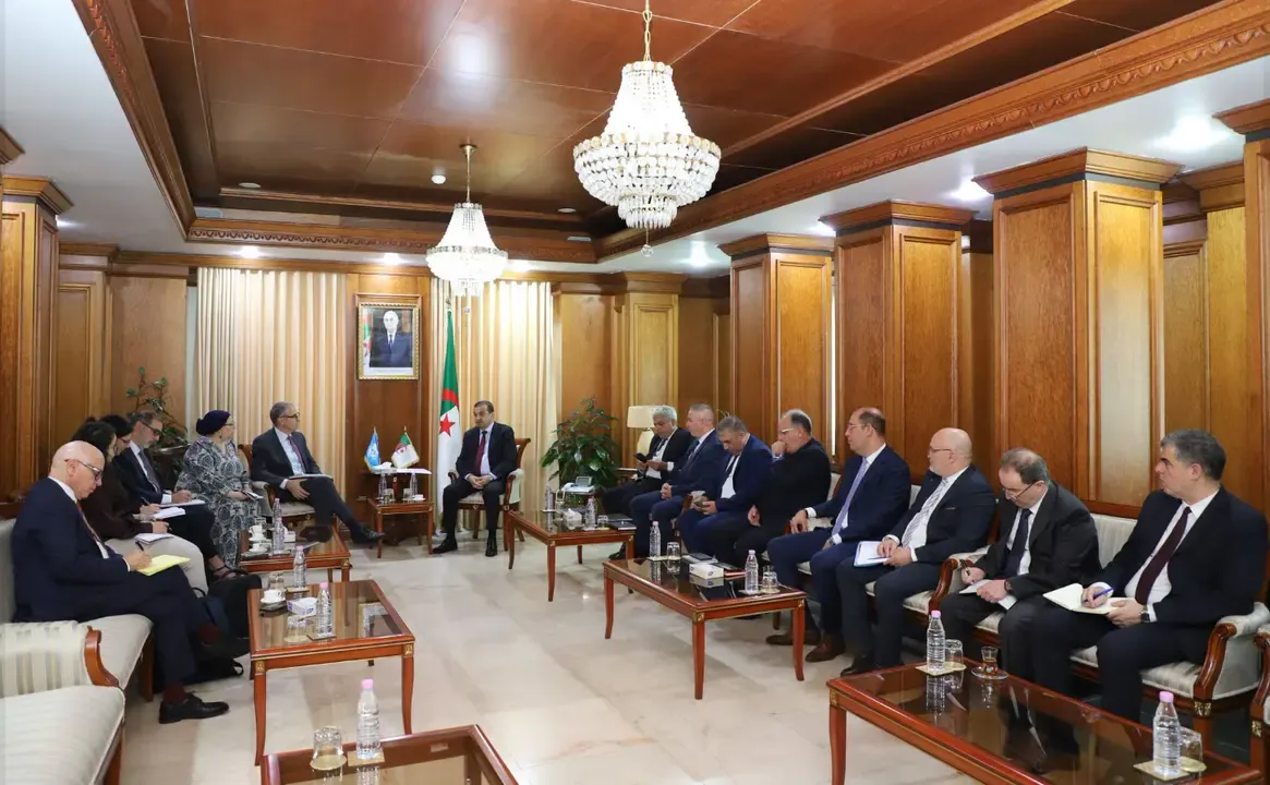 Arkab receives a delegation from the International Monetary Fund
