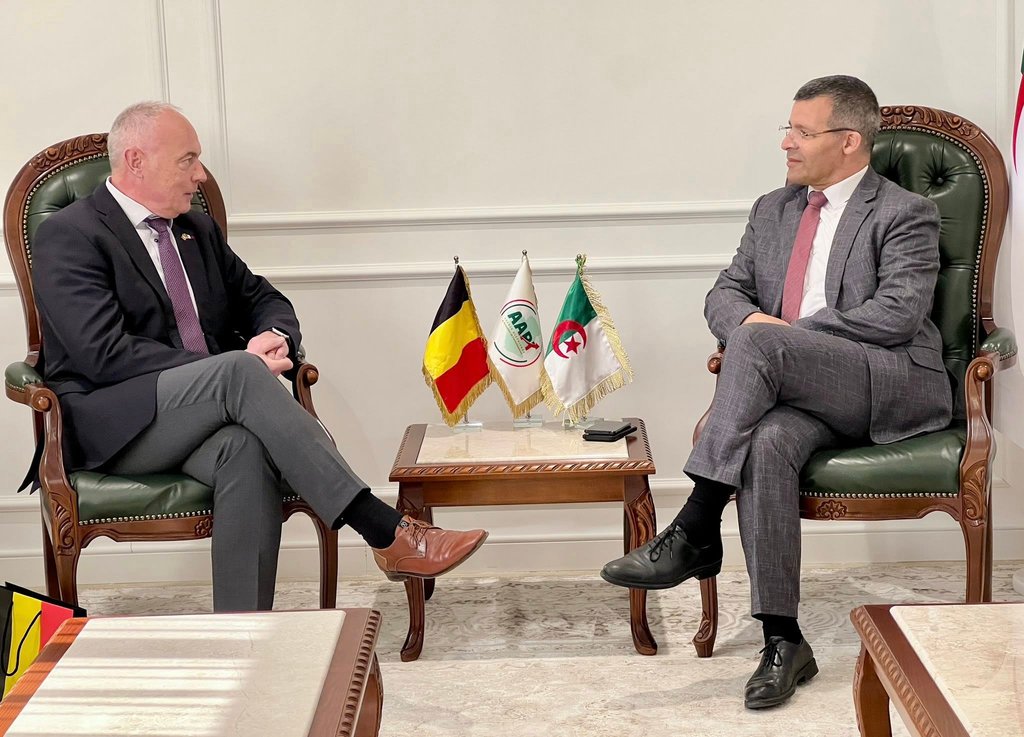 Belgian Ambassador Discusses Cooperation Opportunities with Algeria