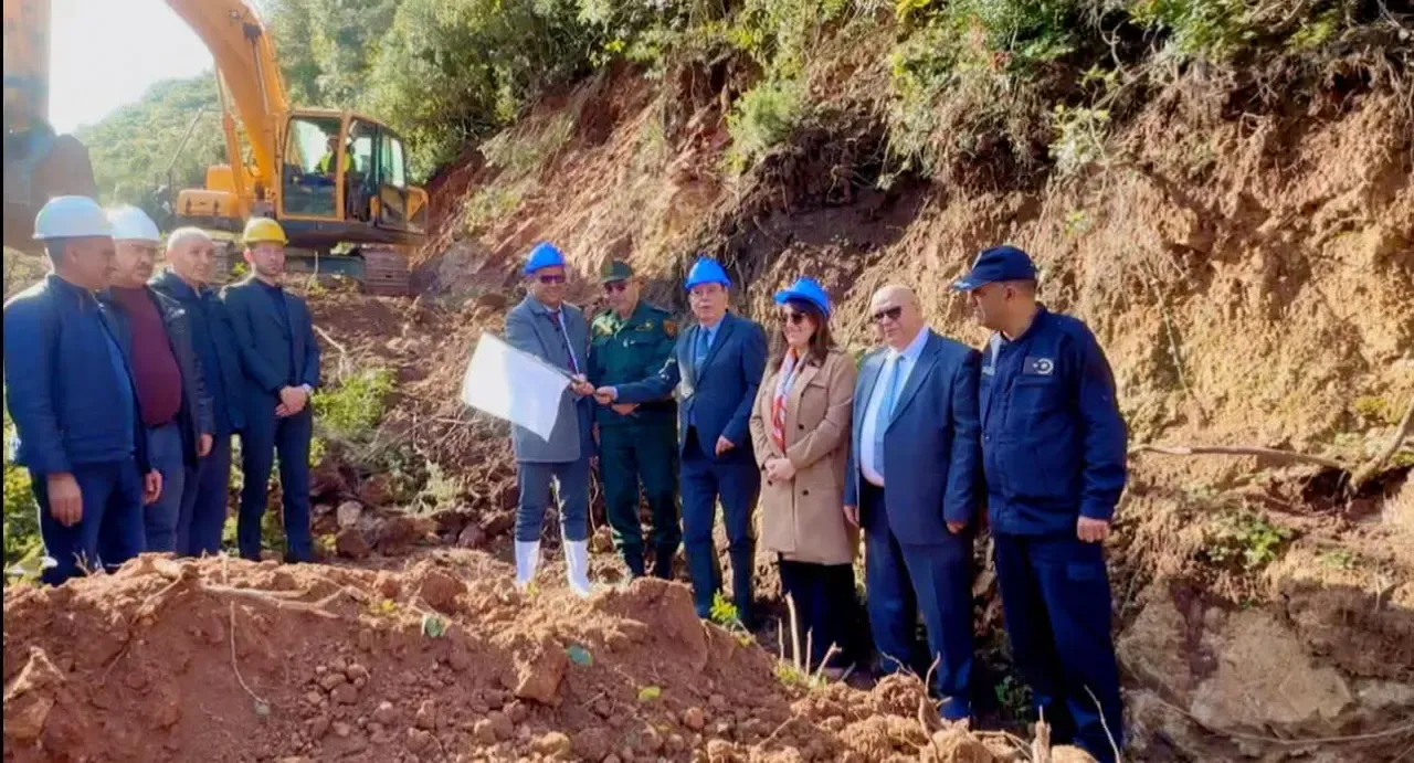 Commencement of Works to Prepare the Entrance of the Zinc and Lead Mine in Bejaia