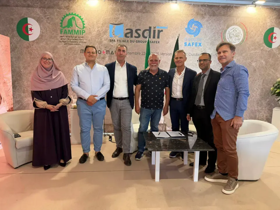Conclusion of the International Marble and Natural Stones Exhibition in Verona (Italy) with Algeria's Participation