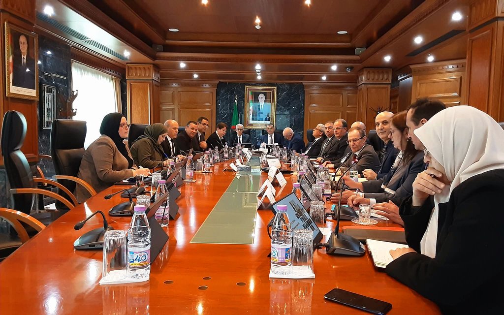 Coordinating meeting between the hydrocarbons and mining sectors regarding the integrated phosphate project - Iqtissad Al Balad