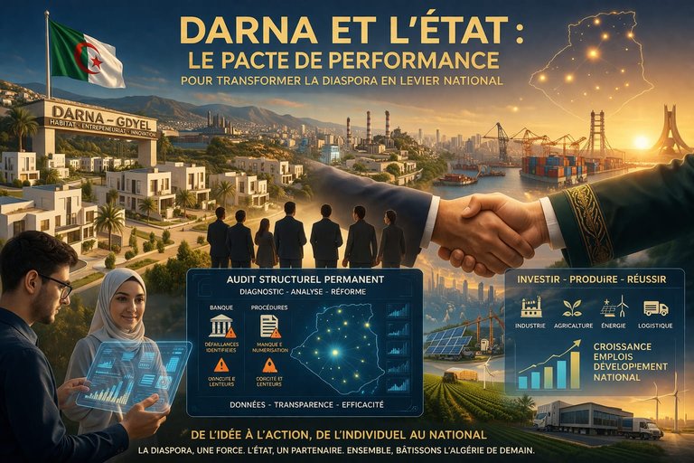 DARNA and the STATE: the performance pact to transform the diaspora into a national lever