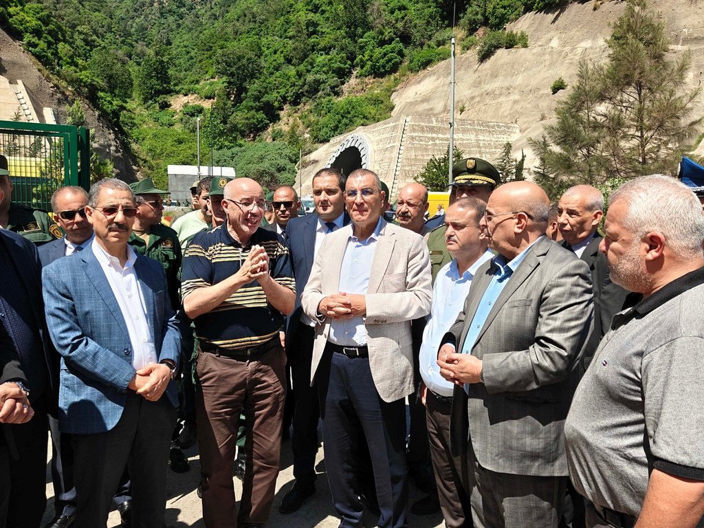 Djaoui inspects repair work on the technical malfunction recorded in the Chiffa and Hamdania tunnels