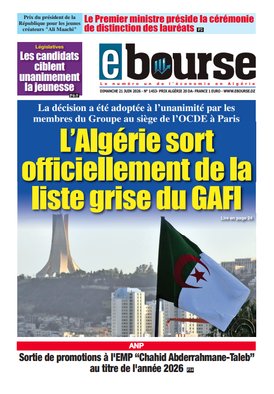 E-bourse of June 21, 2026 n1453 Algerian economy