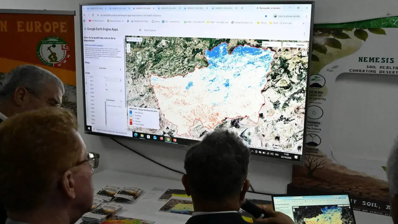 European Project Employs Satellites to Monitor Desertification and Drought in Algeria