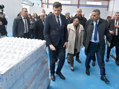 Food Industry: Inauguration of a Milk Production Plant in Rouiba