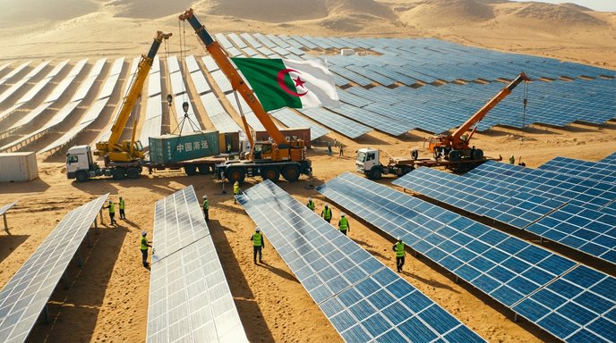 For the first time.. Algeria among the largest importers of Chinese solar panels