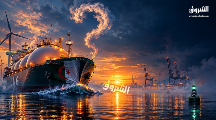 For the first time in two years.. A rare Algerian shipment of liquefied gas arrives in this country