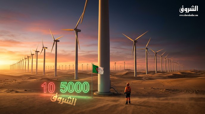 From 10 to 5000 Megawatts.. Anticipated Leap for Wind Energy in Algeria
