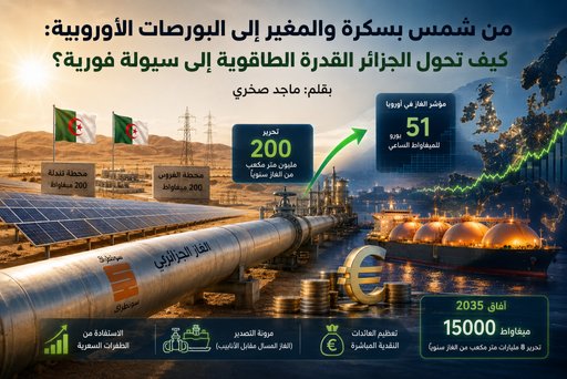 From the Sun of Biskra and El-Mghair to European Exchanges: How Algeria Transformed Energy Capacity into Instant Liquidity?