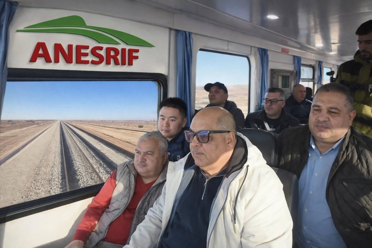 Gara Djebilet.. Launch of the First Practical Experiment for the Bechar–Tindouf Train