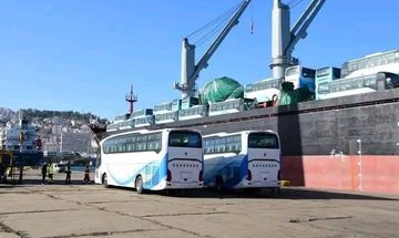 Ghen Ghen Port Receives 420 New Imported Buses