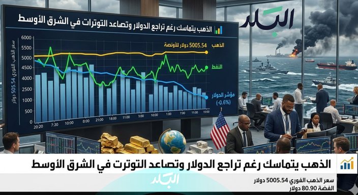 Gold Holds Steady Despite Dollar Decline and Rising Tensions in the Middle East - Iqtissad Al Balad