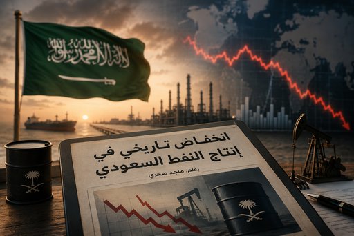Historic Decline in Saudi Oil Production - Iqtissad Al Balad