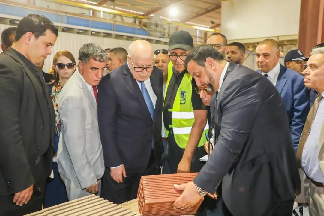 Inauguration of Brick Factory in Adrar