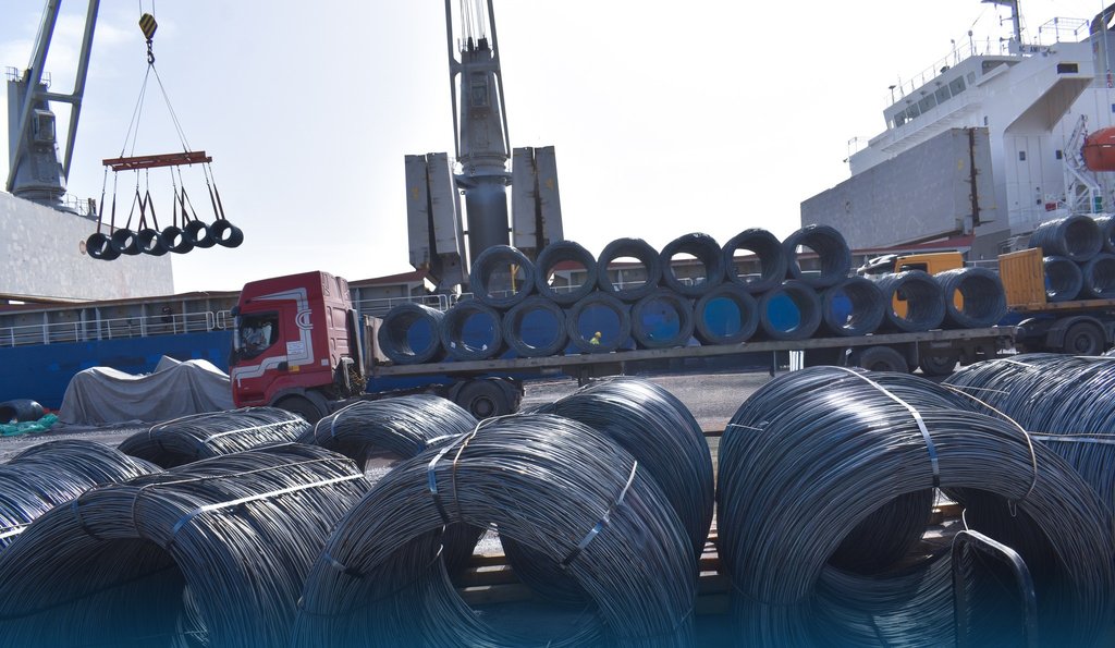 Janjan Port Experiences Unprecedented Activity in Steel Shipping