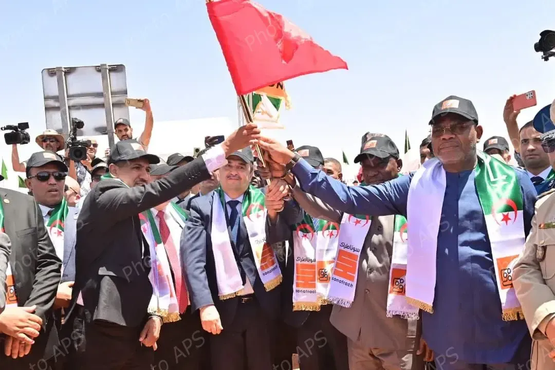 Launch of the Algerian section of the Trans-Saharan Gas Pipeline in Adrar