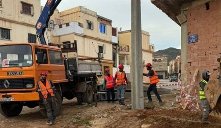 Launch of works to connect 37 families to electricity and gas in Ain Turk