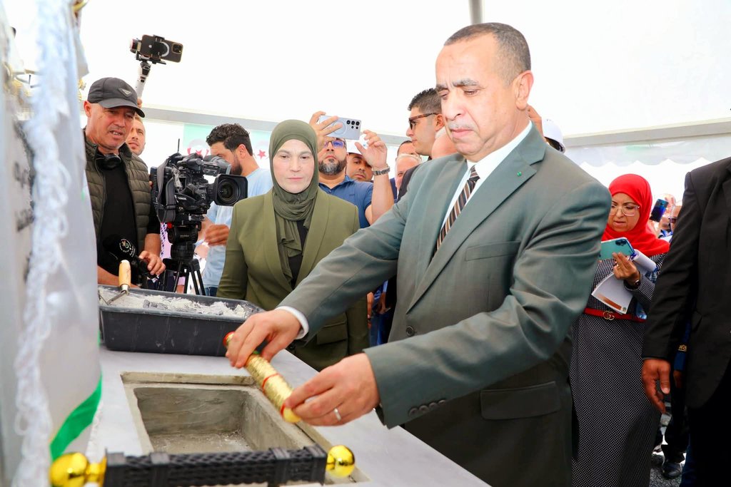 Laying the foundation stone for the construction of a power generation station in El Ouenat, Tebessa - Iqtissad Al Balad