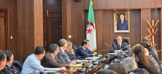 Meeting between Mr. Rzig and plastic sector operators to discuss ways to organize the sector