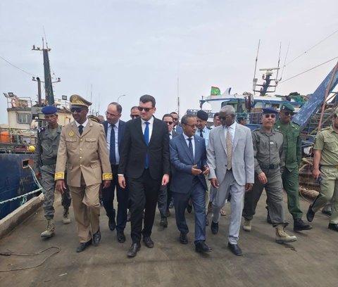 Minister of Agriculture inspects fishing facilities in Nouakchott under the bilateral cooperation protocol