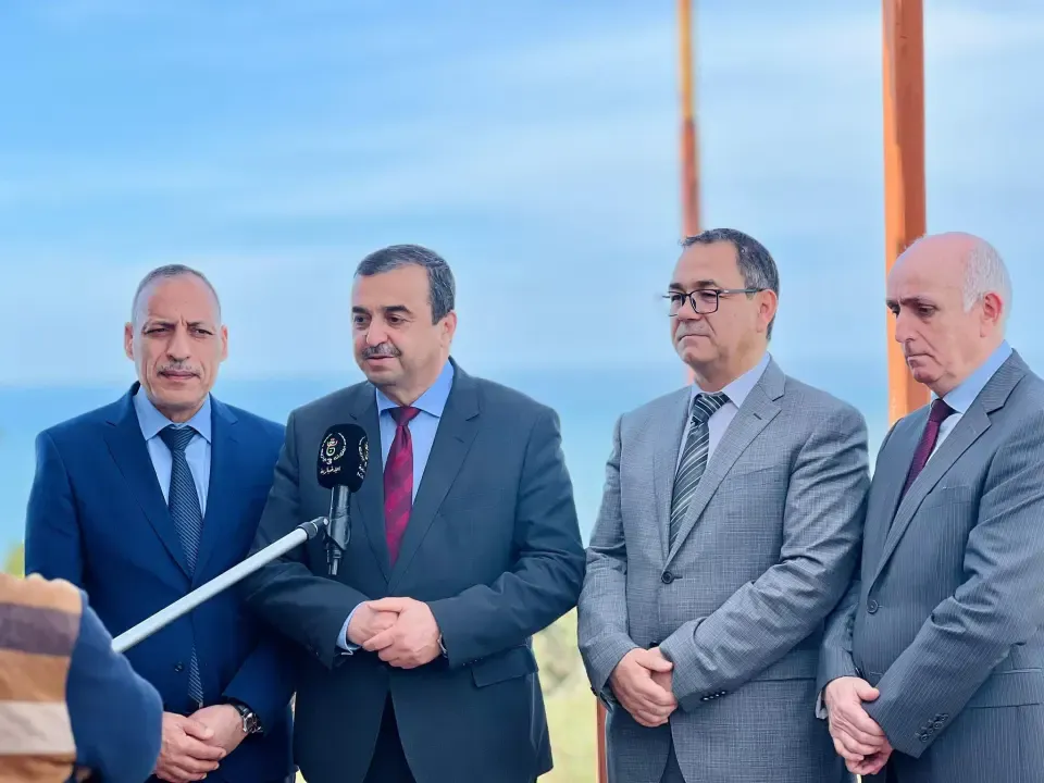 Mr. Arkab inspects the seawater desalination plant 'Koudiat El-Draouch'