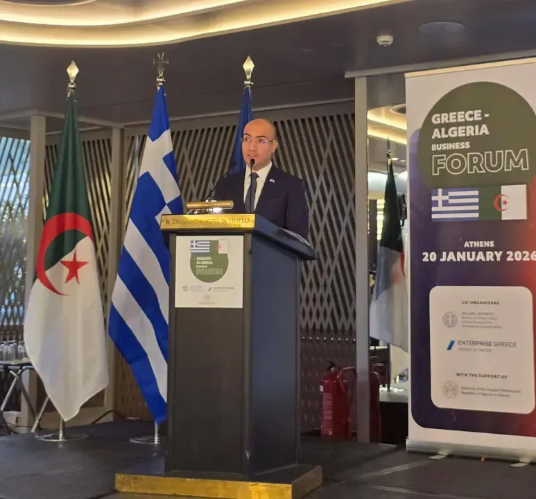 Mr. Chaib co-chairs the Algerian-Greek Economic Forum with the Greek Deputy Foreign Minister