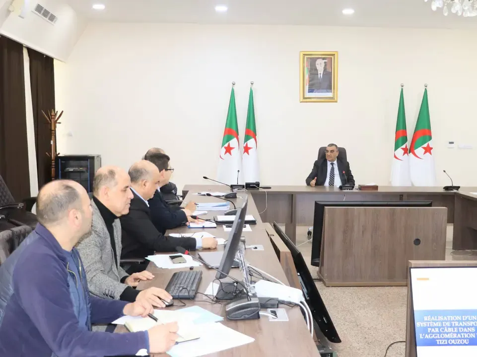 Mr. Djalawi chairs a coordination meeting to follow up on ongoing transport projects