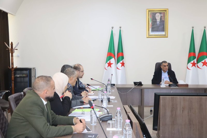 Mr. Djaloui chairs a coordination meeting to follow up on sector projects