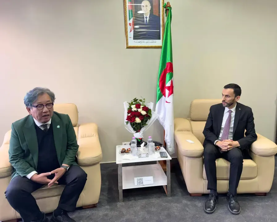 Mr. Ouahd seeks ways to enhance cooperation with the Executive Director of the Global Institute for Green Growth